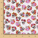 Algodão Skull Catrina Branco - Ribes y Casals