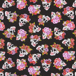 Algodão Skull Catrina Preto - Ribes y Casals