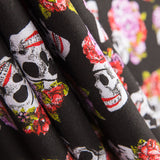 Algodão Skull Catrina Preto - Ribes y Casals