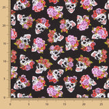 Algodão Skull Catrina Preto - Ribes y Casals