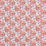 Algodão Floral Catrina Branco - Ribes y Casals