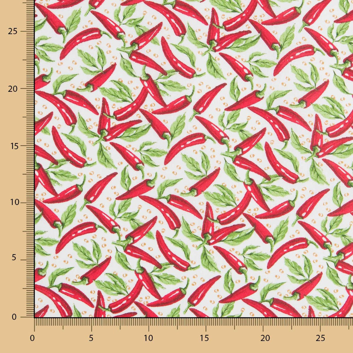 Algodão Resinado Pimenta Vermelha - Ribes y Casals