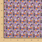 Algodão Halloween Lilás - Ribes y Casals