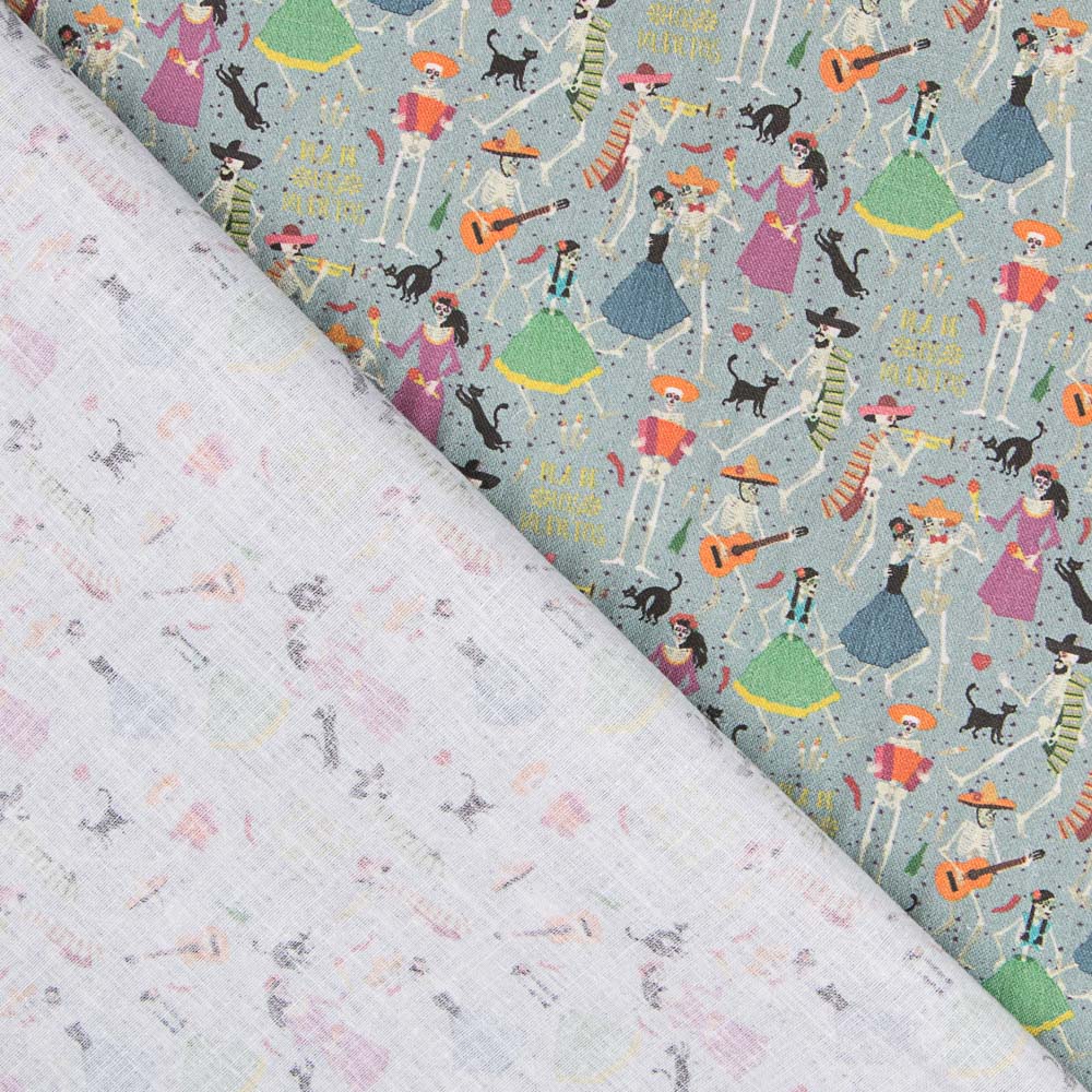 Algodão Mexican Catrina - Ribes y Casals