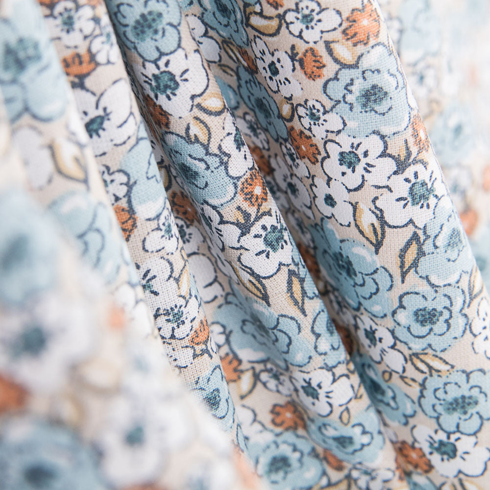 Algodão Romântico Azul - Ribes y Casals