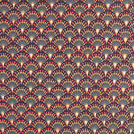 Algodão Leque Borgonha - Ribes y Casals