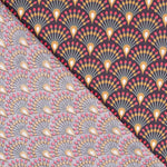 Algodão Leque Borgonha - Ribes y Casals