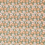 Algodão Popeline Floral Verde - Ribes y Casals