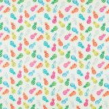 Algodão Popeline Ananás Verde - Ribes y Casals