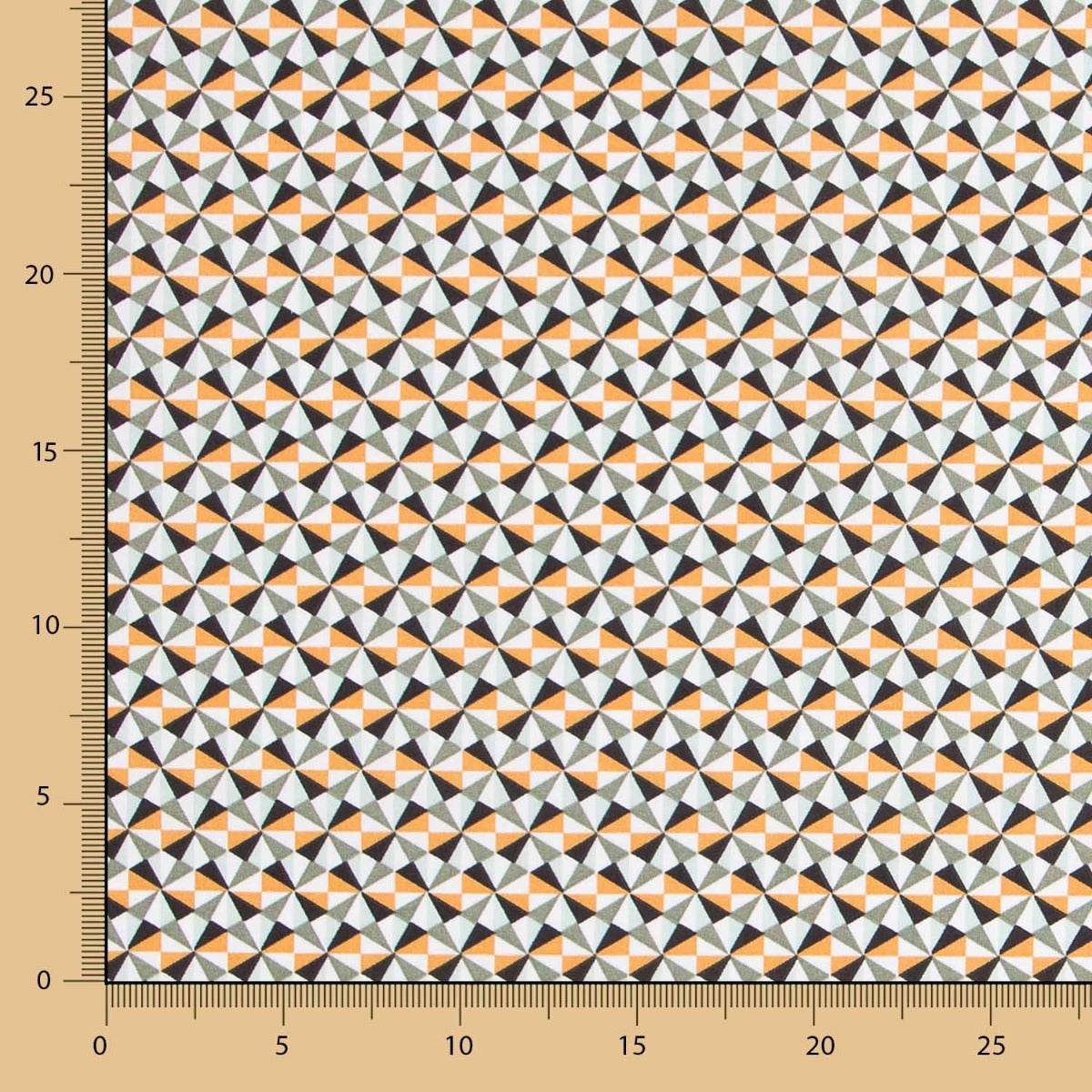 Algodão Prisma Verde Água - Ribes y Casals