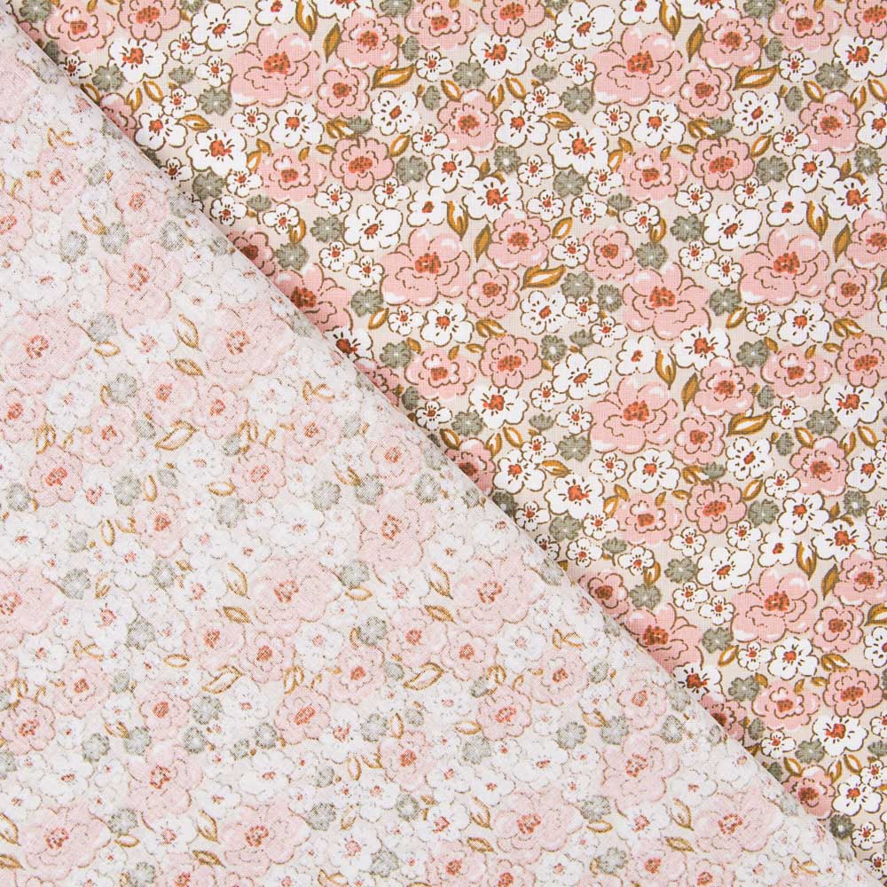 Algodão Romântico Rosa - Ribes y Casals