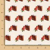 Popeline Cantil de Bolso Ecru - Ribes y Casals