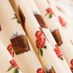 Popeline Cantil de Bolso Ecru - Ribes y Casals