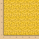 Algodão Multi-Estrelas Fundo Ocre - Ribes y Casals