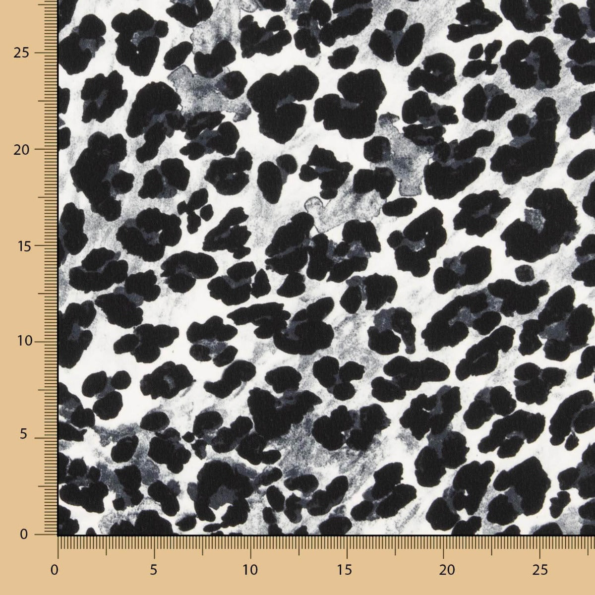 Georgette Leopardo Cinza - Ribes y Casals