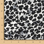 Georgette Leopardo Cinza - Ribes y Casals