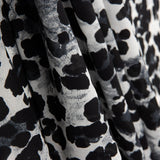 Georgette Leopardo Cinza - Ribes y Casals