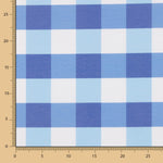 Toalha De Mesa Resinada Xadrez Maxi Azul - Ribes y Casals