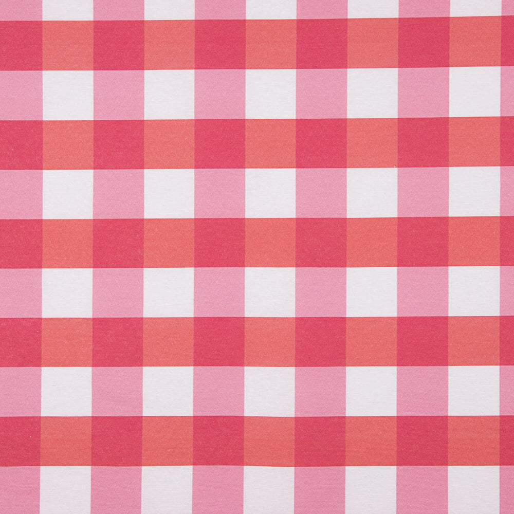 Toalha De Mesa Resinada Xadrez Maxi Morango - Ribes y Casals