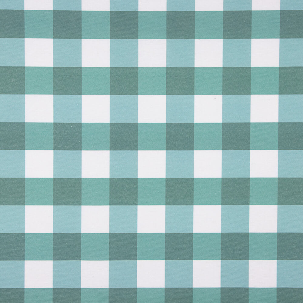 Toalha De Mesa Resinada Xadrez Maxi Verde - Ribes y Casals