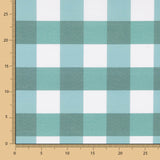 Toalha De Mesa Resinada Xadrez Maxi Verde - Ribes y Casals