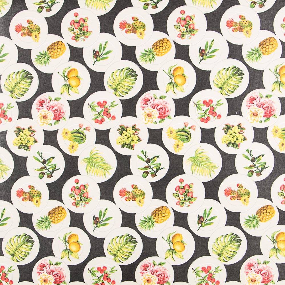 Tela Anti Manchas Plato Tropical - Ribes y Casals