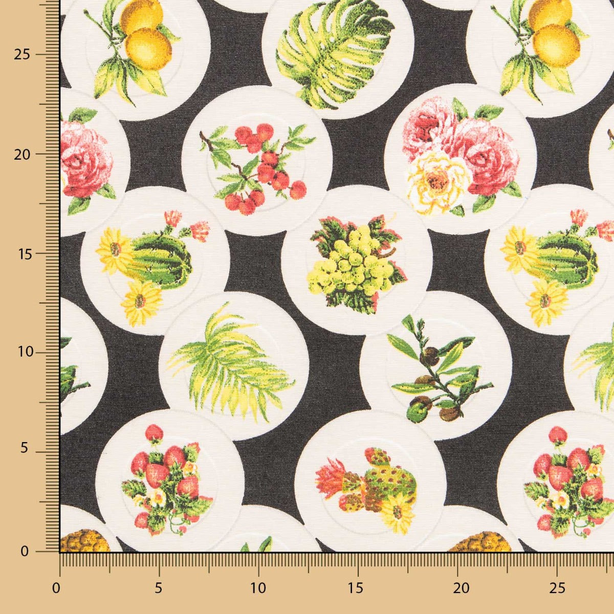 Tela Anti Manchas Plato Tropical - Ribes y Casals