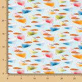 Popeline Barquinhos Azul - Ribes y Casals