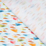 Popeline Barquinhos Azul - Ribes y Casals