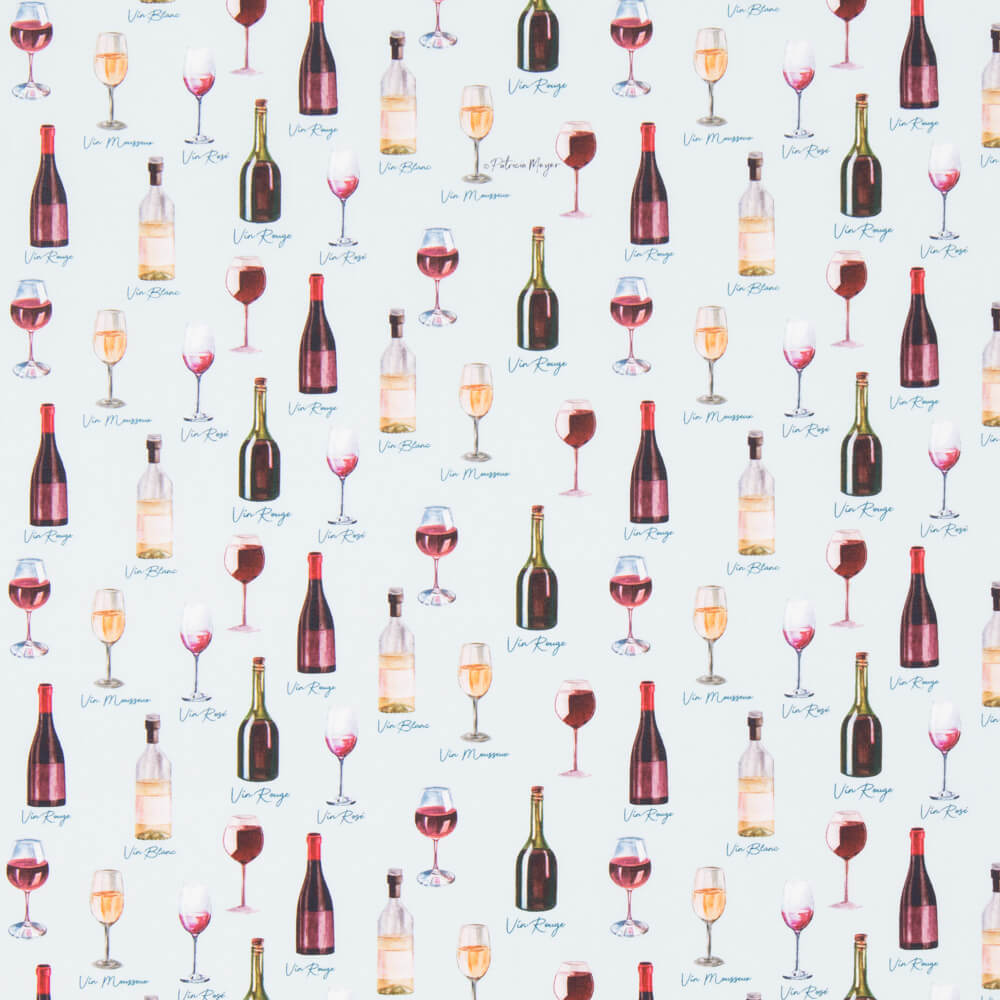 Popeline Vinho Azul - Ribes y Casals