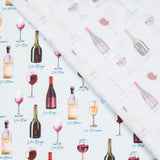 Popeline Vinho Azul - Ribes y Casals