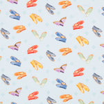 Popeline Espadrilles Blue - Ribes y Casals