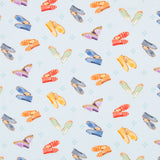 Popeline Espadrilles Blue - Ribes y Casals