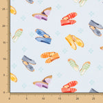 Popeline Espadrilles Blue - Ribes y Casals