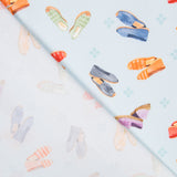 Popeline Espadrilles Blue - Ribes y Casals