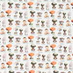 Popeline Cogumelos Verde - Ribes y Casals