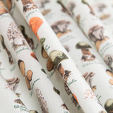 Popeline Cogumelos Verde - Ribes y Casals