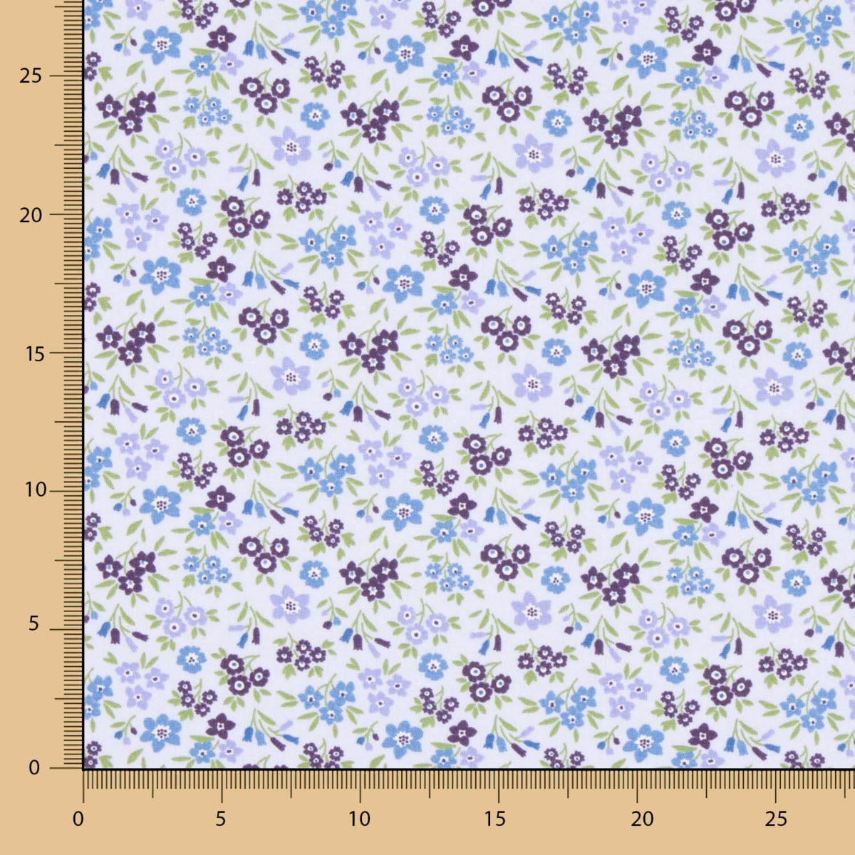 Popelín Algodón Flor Escarlata - Ribes y Casals