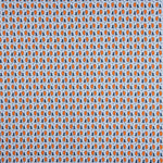 Popelín Algodón Geométrico Azul Claro - Ribes y Casals