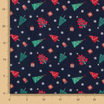 Natal Multi Árvores Algodão Azul - Ribes y Casals