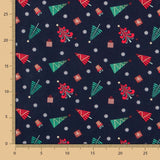 Natal Multi Árvores Algodão Azul - Ribes y Casals