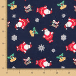 Algodão Santa Klaus Blue - Ribes y Casals