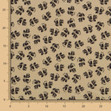 Bombazina Algodão Flor Camel - Ribes y Casals