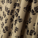 Bombazina Algodão Flor Camel - Ribes y Casals