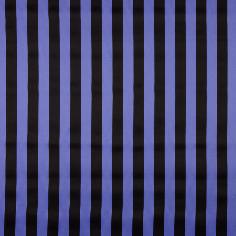 Cetim Poliéster Listras Púrpura - Ribes y Casals