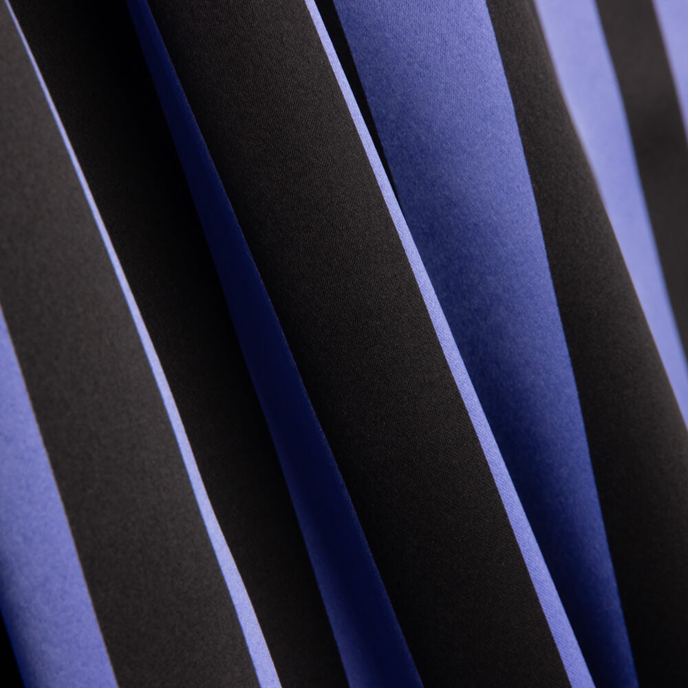 Cetim Poliéster Listras Púrpura - Ribes y Casals