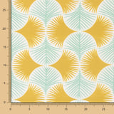 Loneta Estampada Geo Folhas - Ribes y Casals