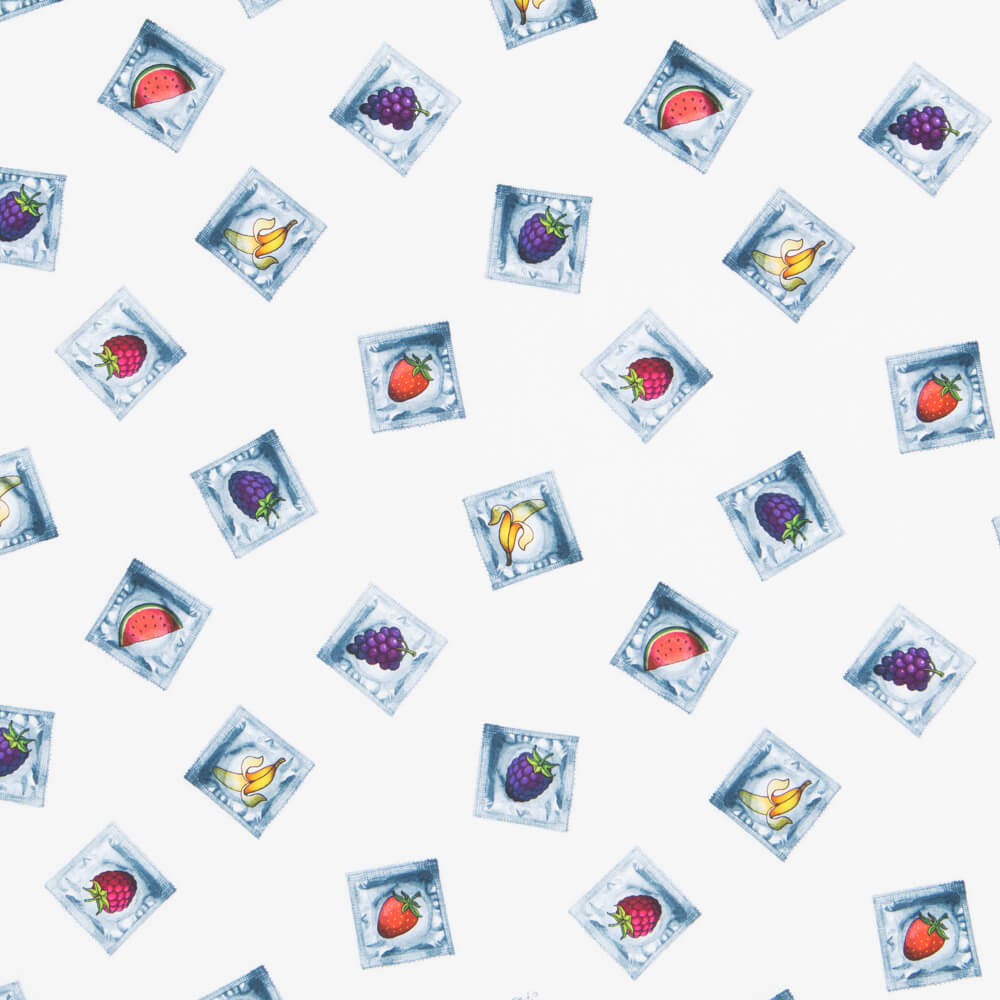 Popeline Preservativos Branco - Ribes y Casals