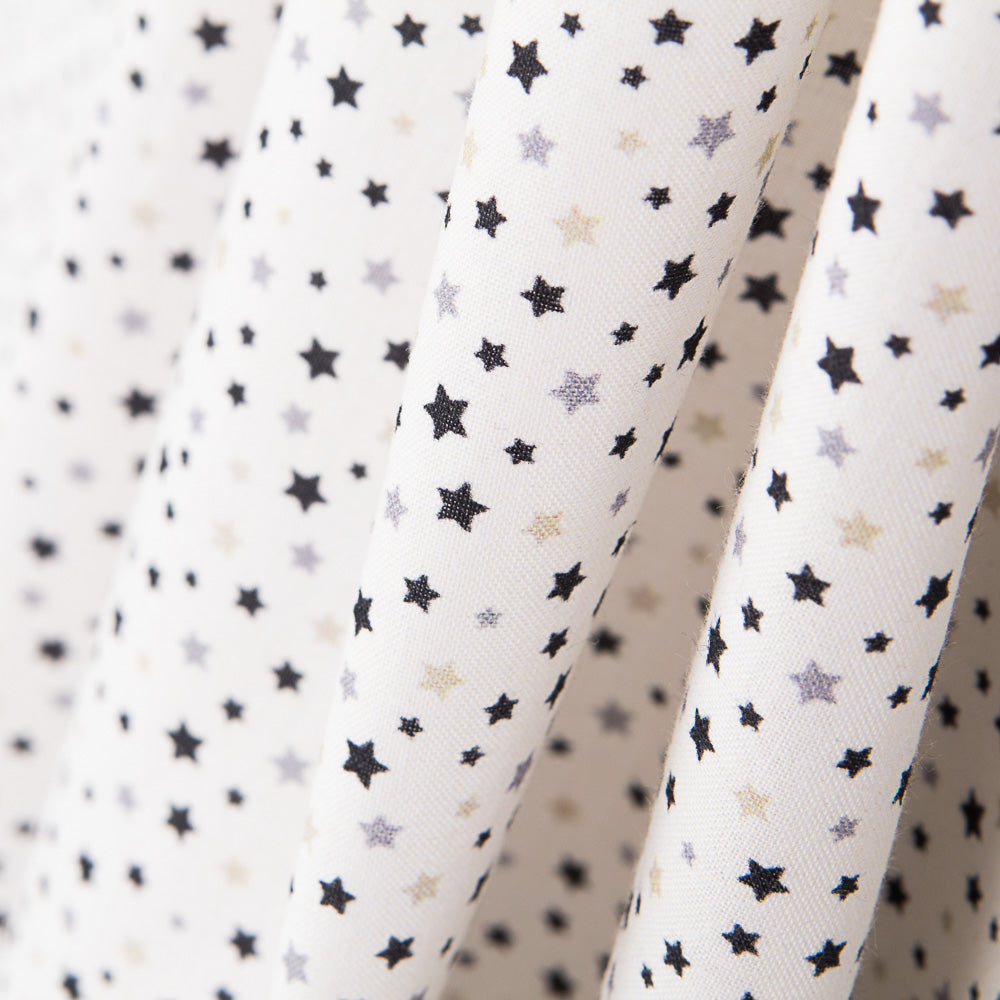 Algodão Multi-Estrelas Cinza - Ribes y Casals