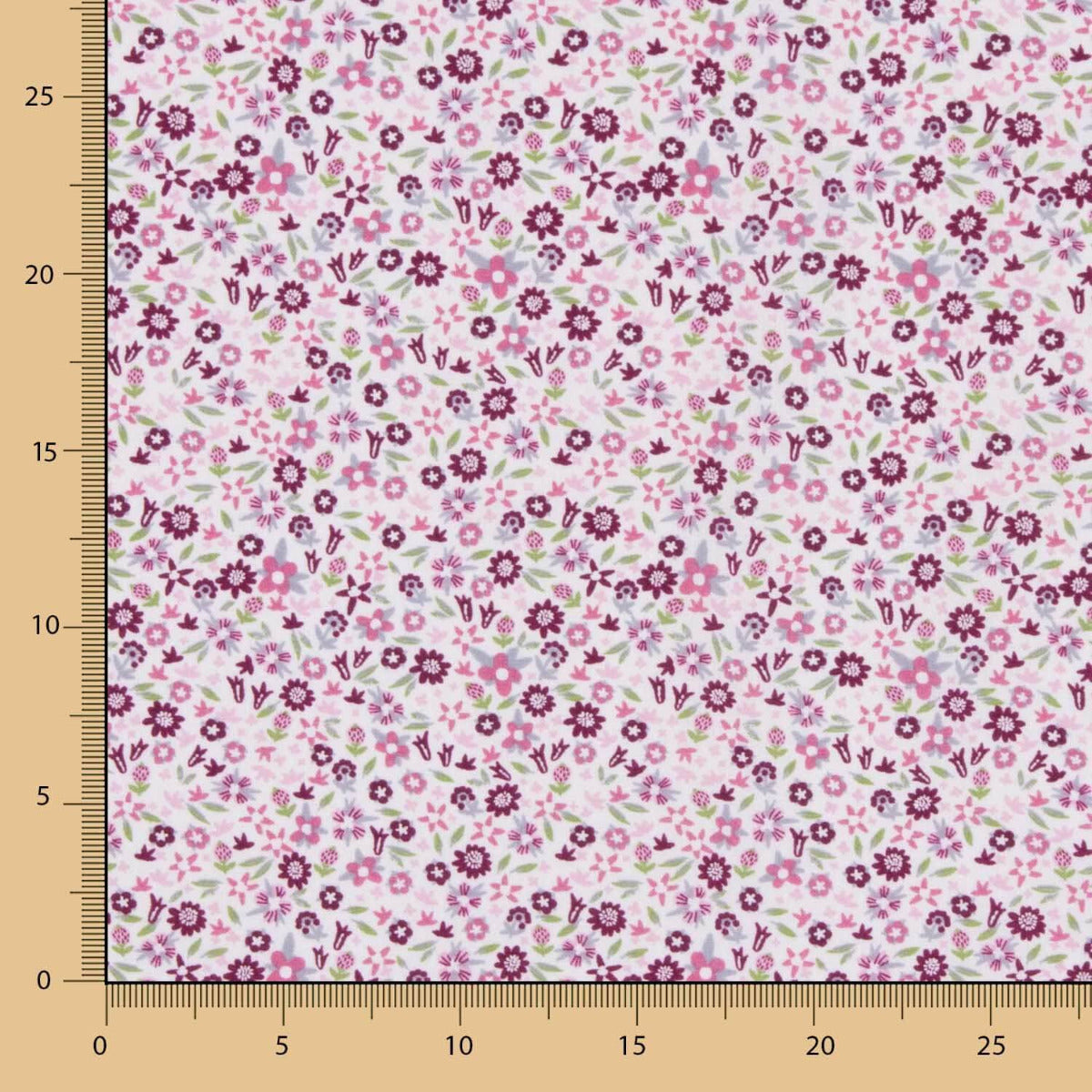 Popelín Algodón Flor Bárbara - Ribes y Casals